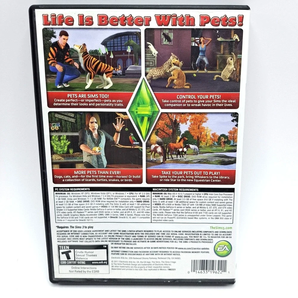 Electronic Arts sims pets